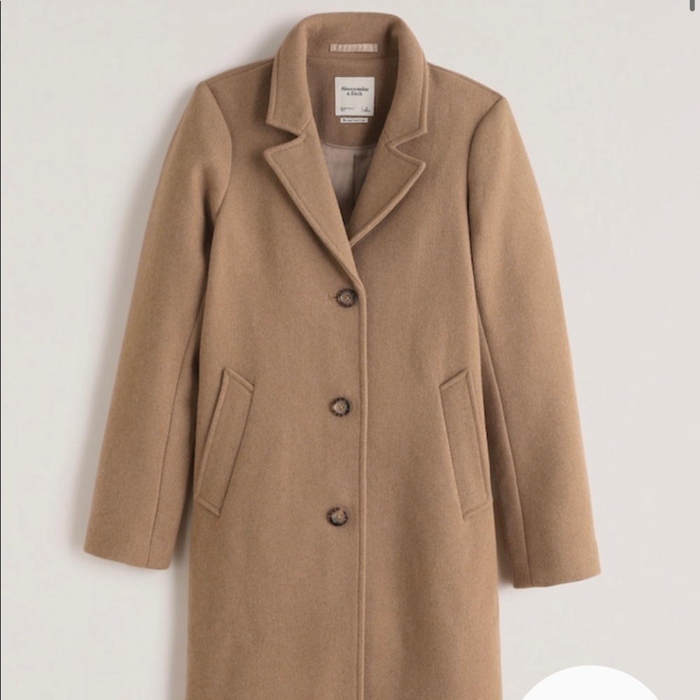 Barely worn Abercrombie and Fitch wool coat